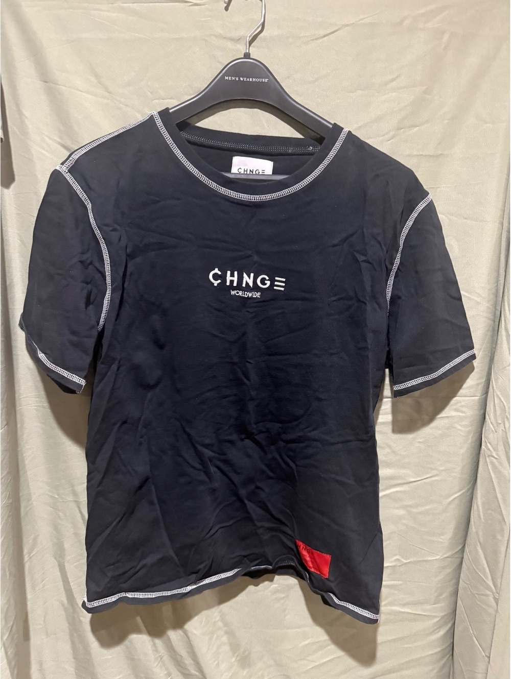 CHNGE black logo T shirt